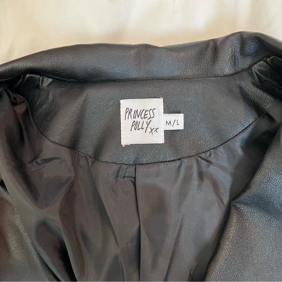 Princess Polly Faux Leather Blazer - Picture 4 of 4